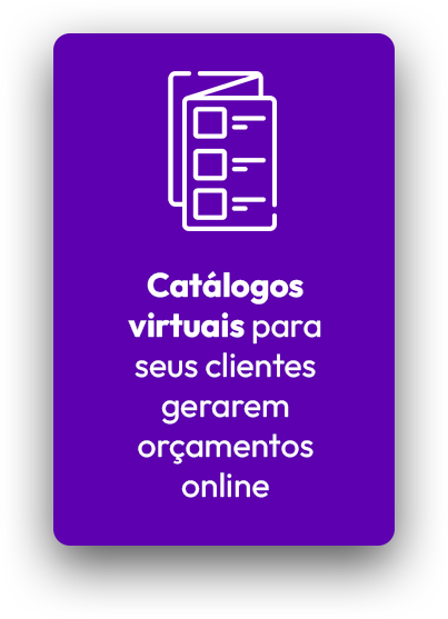Catalogos virtuais para seus clientes gerarem orcamentos online Assessoria de Marketing e Vendas